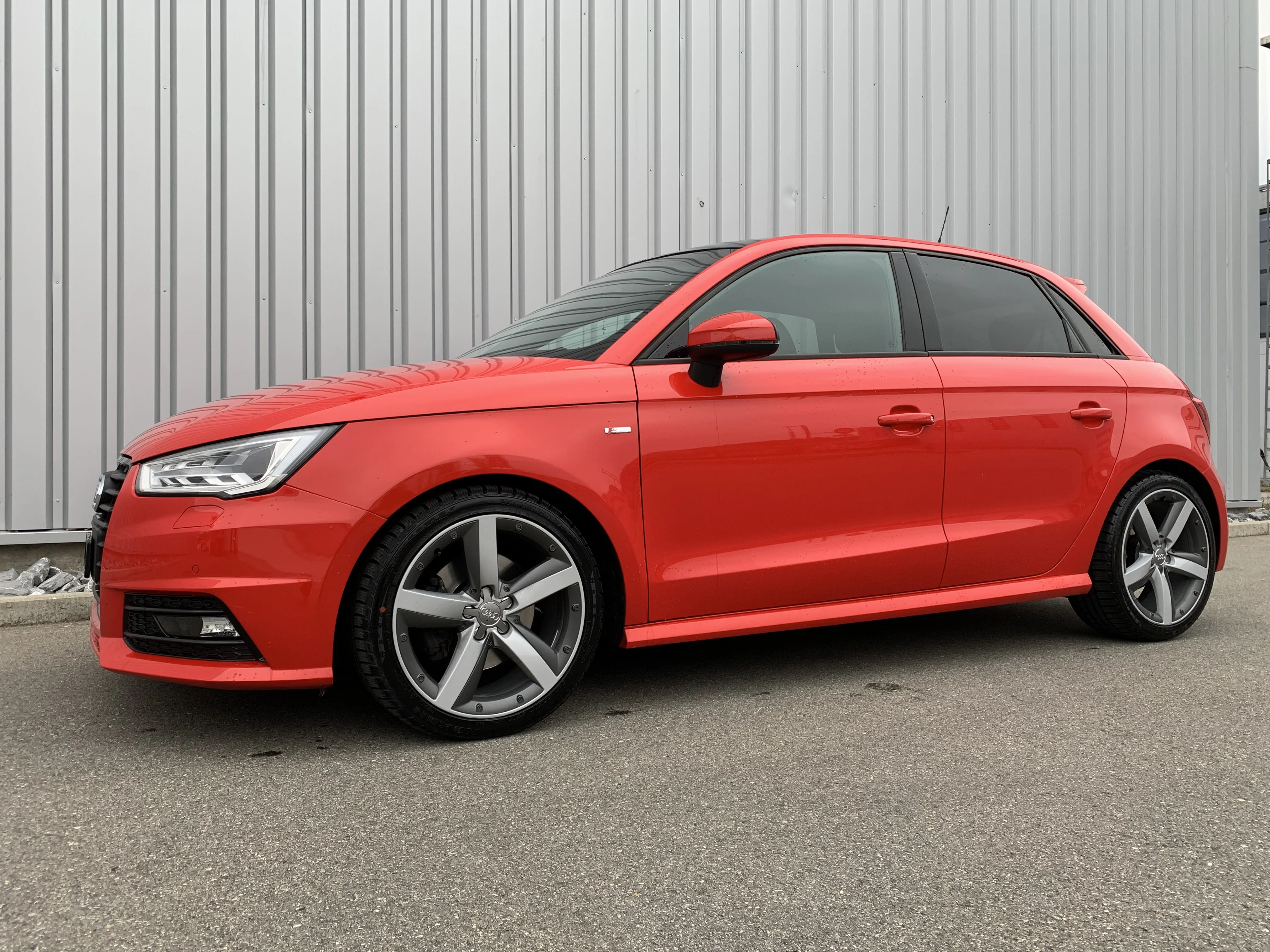 Audi A1 mit Sport-Alufelgen, perfekte Passform